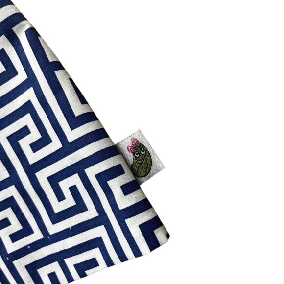 Posh Pickle Toddler Girls Blue and White Dress Size 2T - Picture 6 of 7